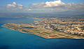 L'aéroport de Nice-Côte d'Azur.