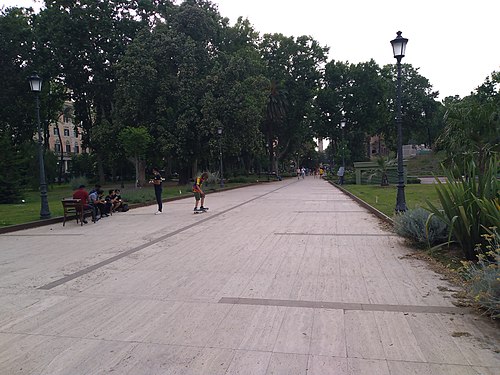 Nicola Calipari Gardens in Rome