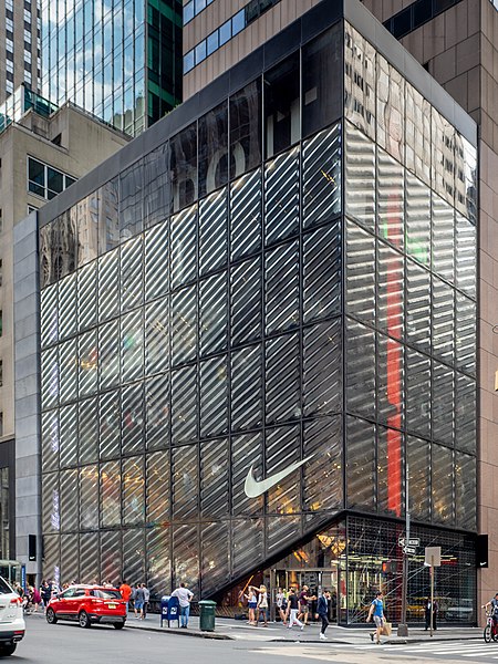 A Nike flagship store in Manhattan