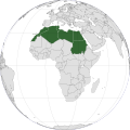 Северна Африка на африканскиот континент.