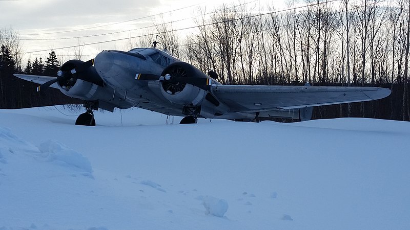 File:North Atlantic Aviation Museum Beechcraft Model 18.jpg