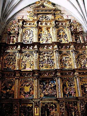 Oñate - Iglesia de San Miguel - retablo de la capilla de la Piedad.jpg