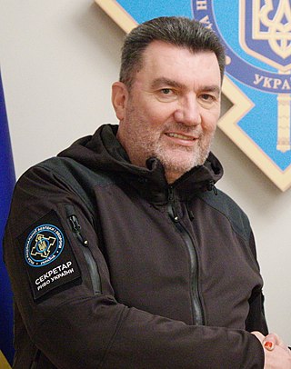 <span class="mw-page-title-main">Oleksiy Danilov</span> Ukrainian politician (born 1962)