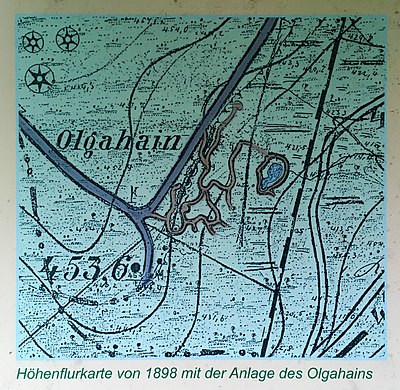 Olgahain Höhenflurkarte 1898 Tübingen Bebenhausen.jpg