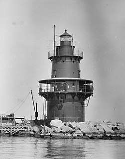 Orient Point Light Lighthouse off Long Island, New York