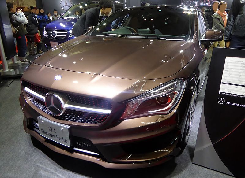 File:Osaka Motor Show 2015 (12) - Mercedes-Benz CLA180 Shooting Brake Sports (X117).JPG