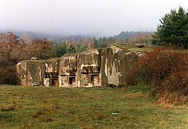 Der Ouvrage Hochwald der Maginot-Linie in Drachenbronn-Birlenbach