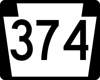 <span class="mw-page-title-main">Pennsylvania Route 374</span> State highway in Susquehanna County, Pennsylvania, US