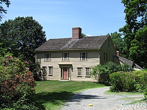 The Parkman Tavern, built in Concord, Massachusetts in 1659.