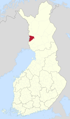 Lage von Pello in Finnland