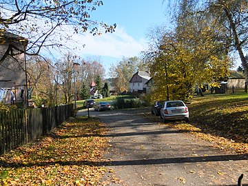 Centre du hameau de Petrkov.