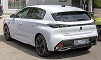 Peugeot e-308 at Automobil Messe Bietigheim