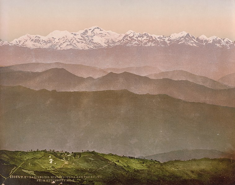 File:Photoglob Co. (Zurich, active c. 1890-1910) - Darjeeling. Kinchinjunga and the Snows from Kutcherry Hill - 2018.216 - Cleveland Museum of Art.jpg