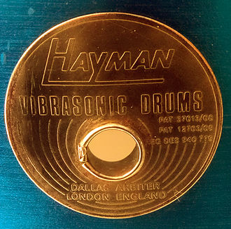 Hayman drum badge 1969-1973 Placa Hayman 69-73.jpg