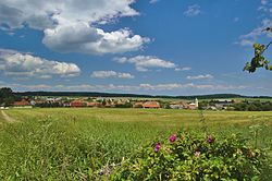 Pohled na Bukovou z jihozápadu, okres Prostějov.jpg