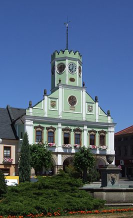 Het stadhuis van Police nad Metují.