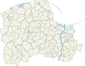 Старогард-Гданьский на карте