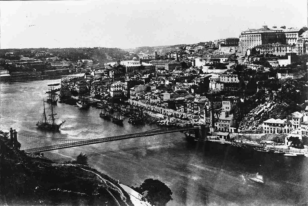 Photo de Porto avant 1880 (avant la construction du pont 