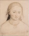 Hans Holbein Młodszy Portret młodej kobiety