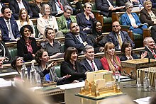 Members of Starmer's opposition frontbench at Prime Minister's Questions in February 2024 Prime Minister's Questions, 7 February 2024 02.jpg