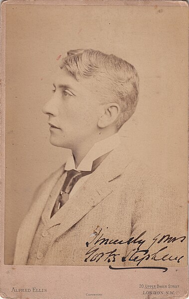 File:Profile portrait of the actor Yorke Stephens by Alfred Ellis (c.1890) (34328660930).jpg