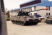 PzH 2000 of the German Army used for training.