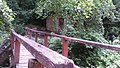 A Rózsika-forrás környezete a Paprikás-patak hídjával