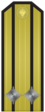 Ranger insignier av Капитан II ранг av den bulgarske marinen.png