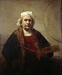 Selfportret van Rembrandt