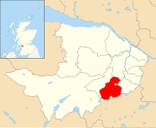 Location of the Paisley Southwest ward Renfrewshire UK ward map 2017 Paisley Southwest.svg