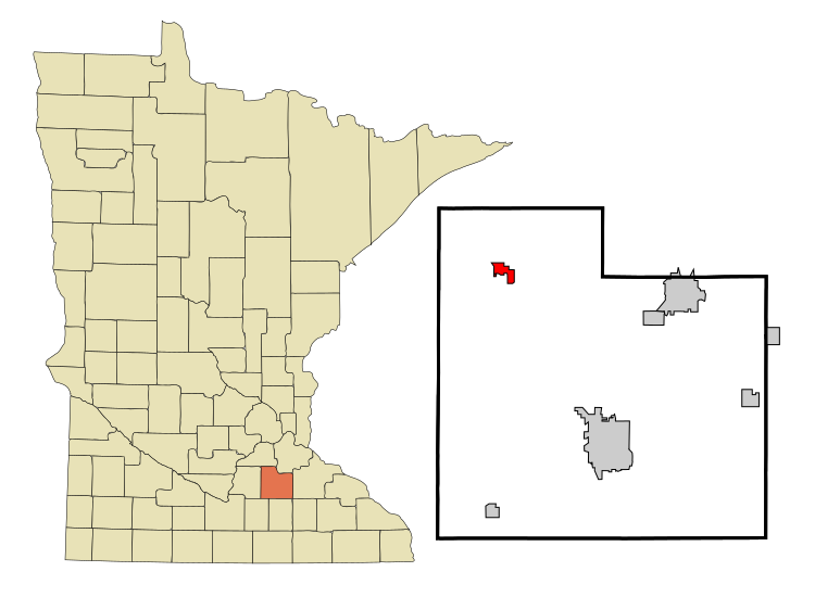 File:Rice County Minnesota Incorporated and Unincorporated areas Lonsdale Highlighted.svg