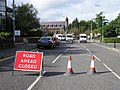 Road closed at Spillar's Place, Omagh - geograph.org.uk - 562842.jpg