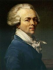 Maximilien Francois Marie Isidore de Robespierre. He belonged to The Mountain of the Jacobin Club, a radical force during the French Revolution. Robespierre Ducreux.jpeg