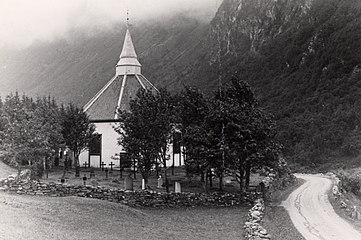 Photo of the present church (1934)