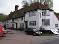 The Royal Oak pub, on the green