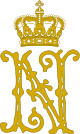 Royal Monogram of Crown Prince Nicholas II of Montenegro.svg