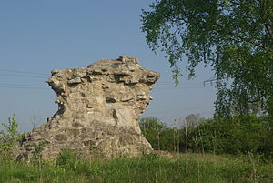 Teil der Ruine