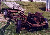 Ruins of a car