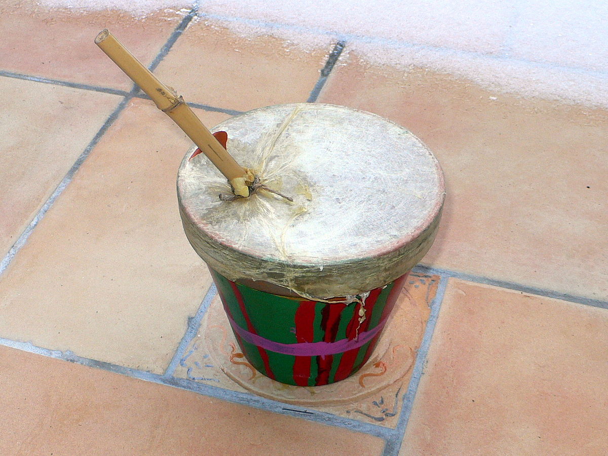 This is an image of the friction drums Germany uses. When they celebrate Rummelpott, children walk around and use these types of friction drums to commemorate their religion.