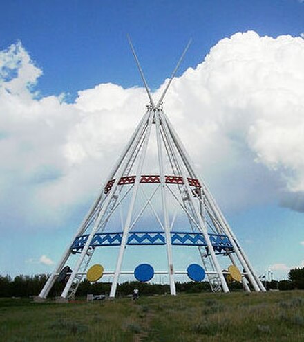 Saamis Tepee, installed 1991