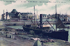 Saint-Malo, quais de l'avant-port