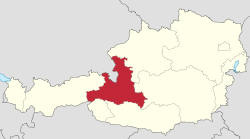 Location of Land Salzburg