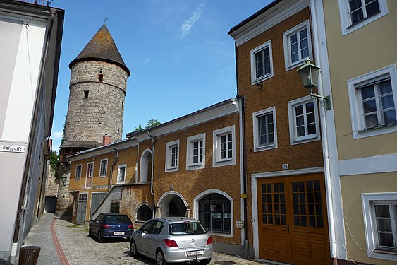 CornerSalzgasse, Houses n° 20-22, Scheiblingturm