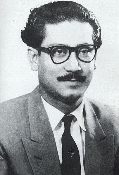 Sheikh Mujibur Rahman, the leader of East Pakistan, and later Bangladesh