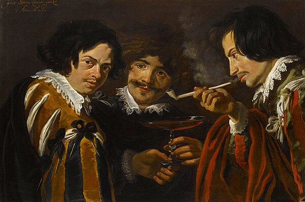 Gathering of Smokers and Drinkers, 1626