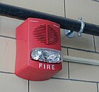 Fire Alarm: A system, that works using multiple devices to warn of an emergency.