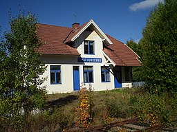 Den gamle jernbanestation i Burseryd