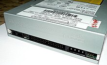 Digital audio output, analog audio output, and parallel ATA interface Sony DDU1621 backside 20071019.jpg