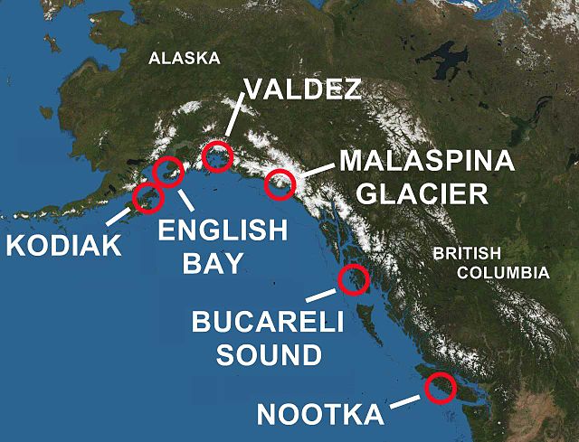 Spanish contact in British Columbia and Alaska