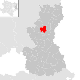 Poloha obce Spannberg v okrese Gänserndorf (klikacia mapa)